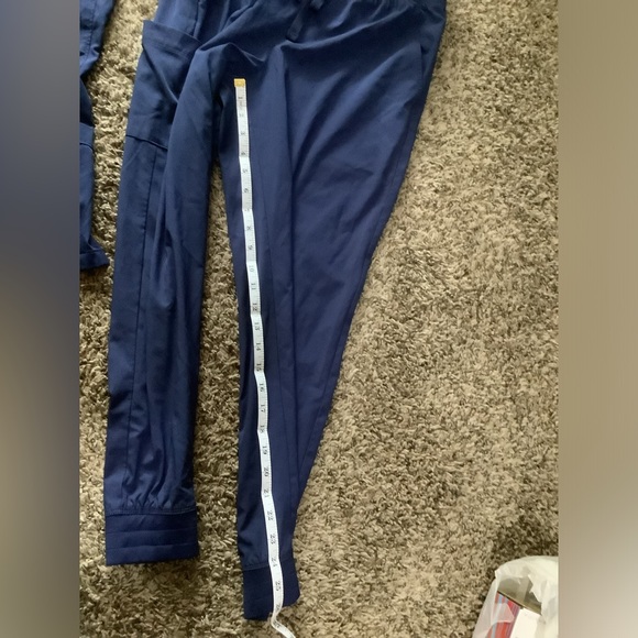 Scrub joy dark blue set Size M - Picture 3 of 8